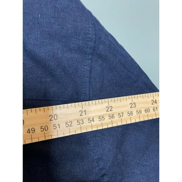 VTG DEADSTOCK NOS Trutus Biancarra Men's XL Linen Blend Short Sleeve Button-Up S - Picture 8 of 9